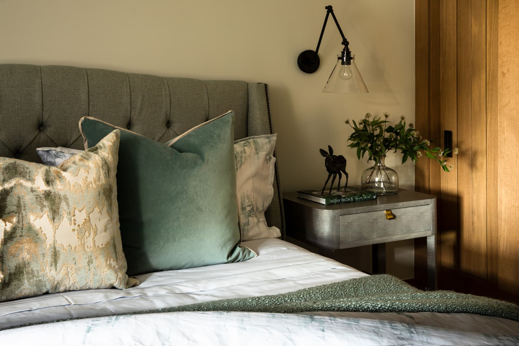 Nida Risto Interior Design in Jackson Hole designed a rustic elegance in the Slopeside Modern Project at Teton Village in Wilson, Wyoming.