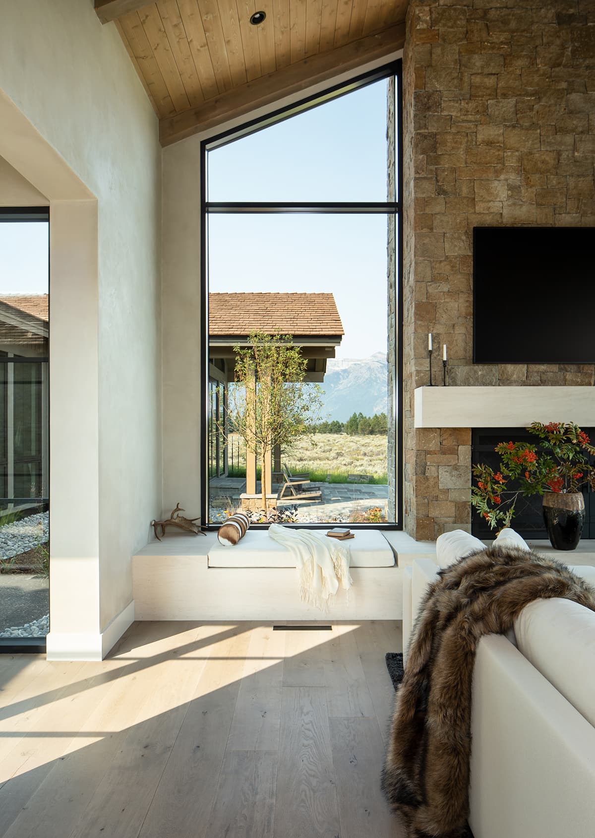 Starfall new home construction interior design project by Nida Risto Interiors in Jackson Wyoming