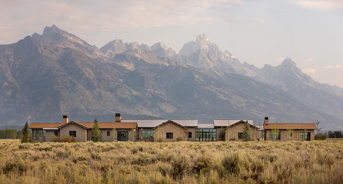 Starfall new home construction interior design project by Nida Risto Interiors in Jackson Wyoming
