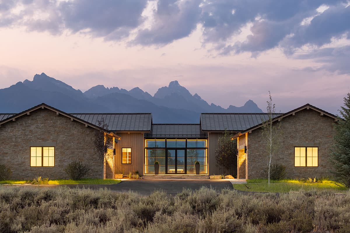 Starfall new home construction interior design project by Nida Risto Interiors in Jackson Wyoming
