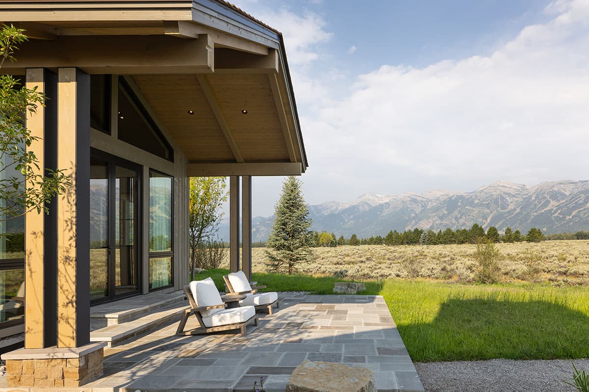 Starfall new home construction interior design project by Nida Risto Interiors in Jackson Wyoming