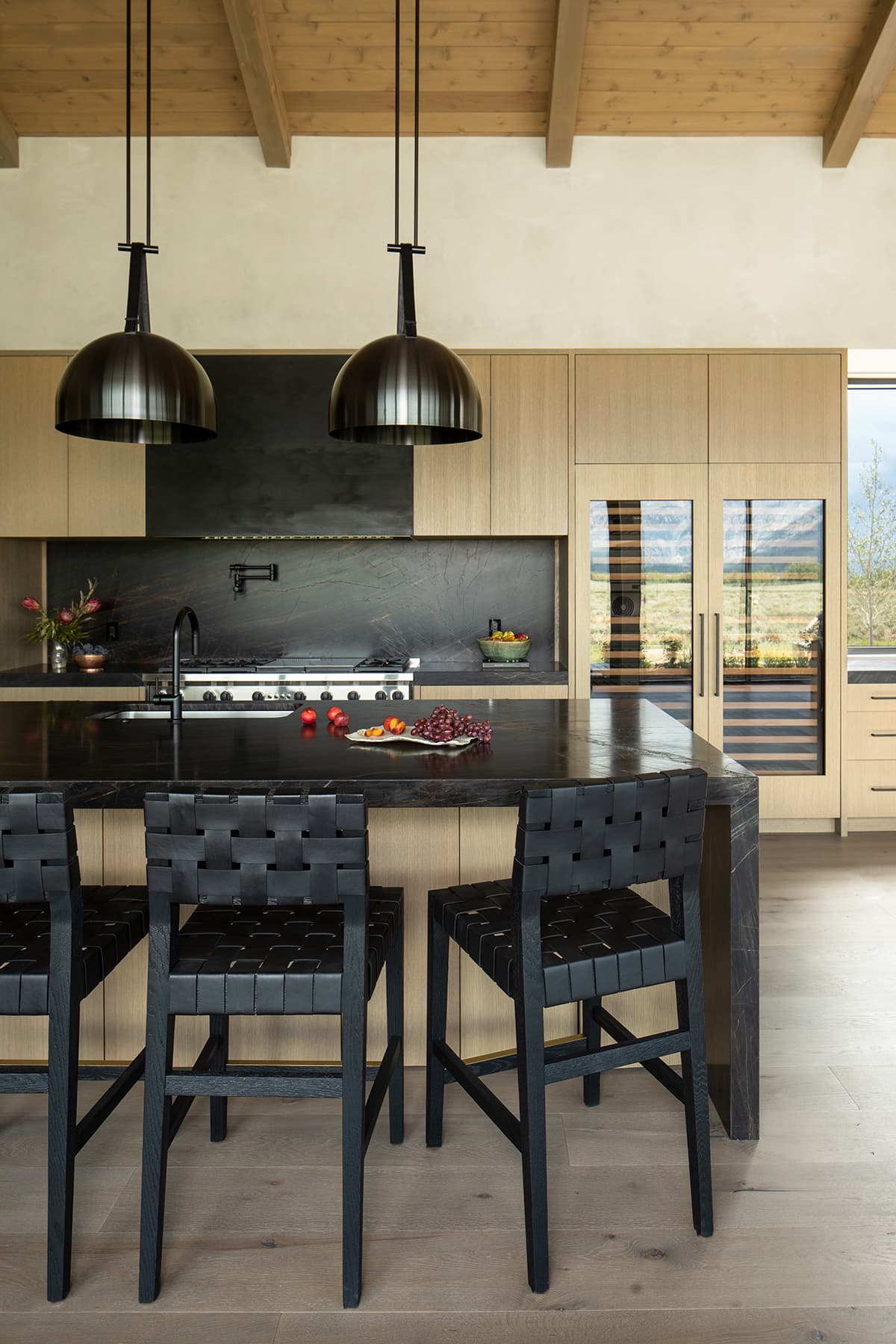 Starfall new home construction interior design project by Nida Risto Interiors in Jackson Wyoming