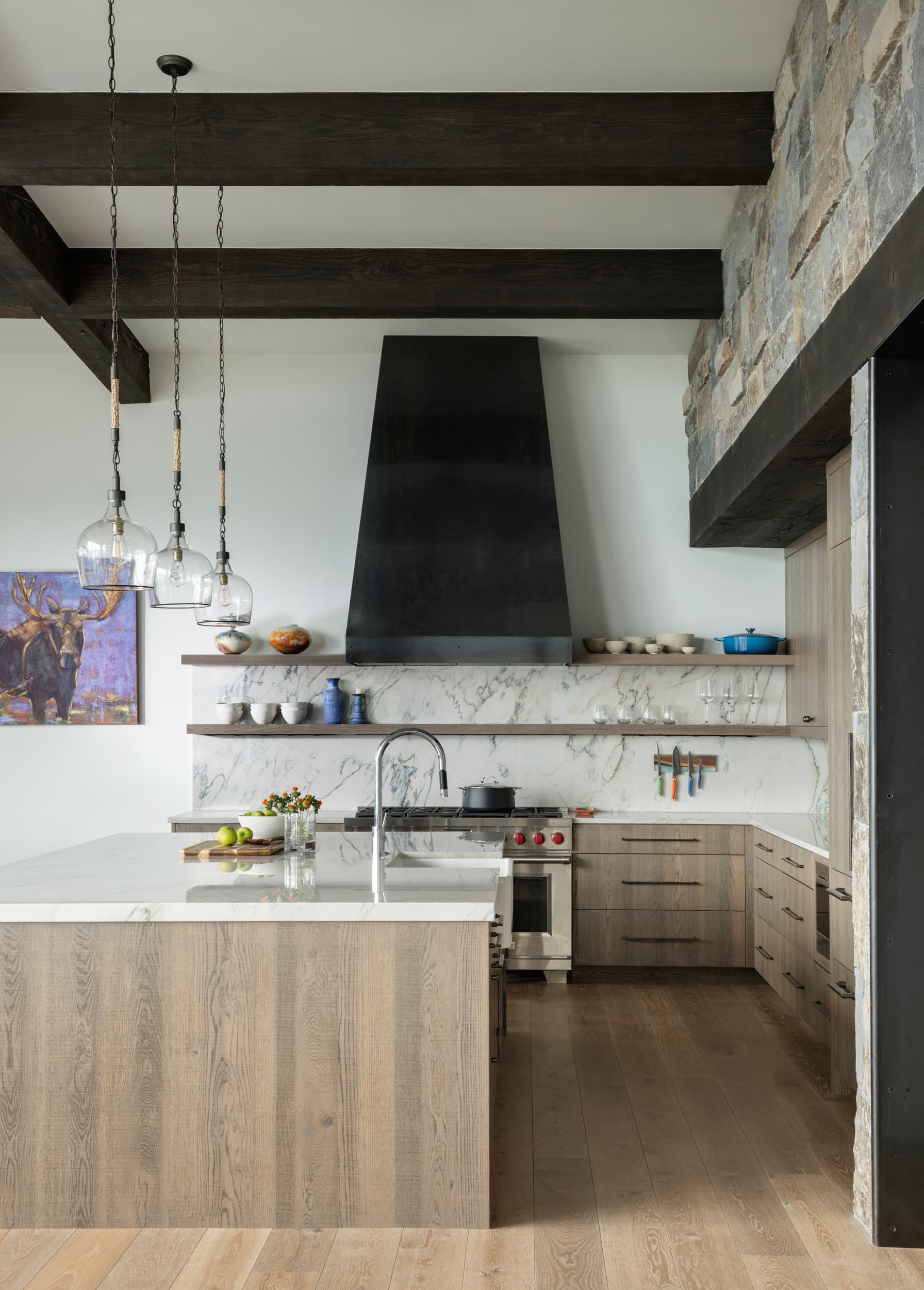 Nida Risto Interior Design in Jackson Hole designed a rustic elegance, sophisticated western art and design in the Cowgirl Dream Project in Summit County, Park City Utah.