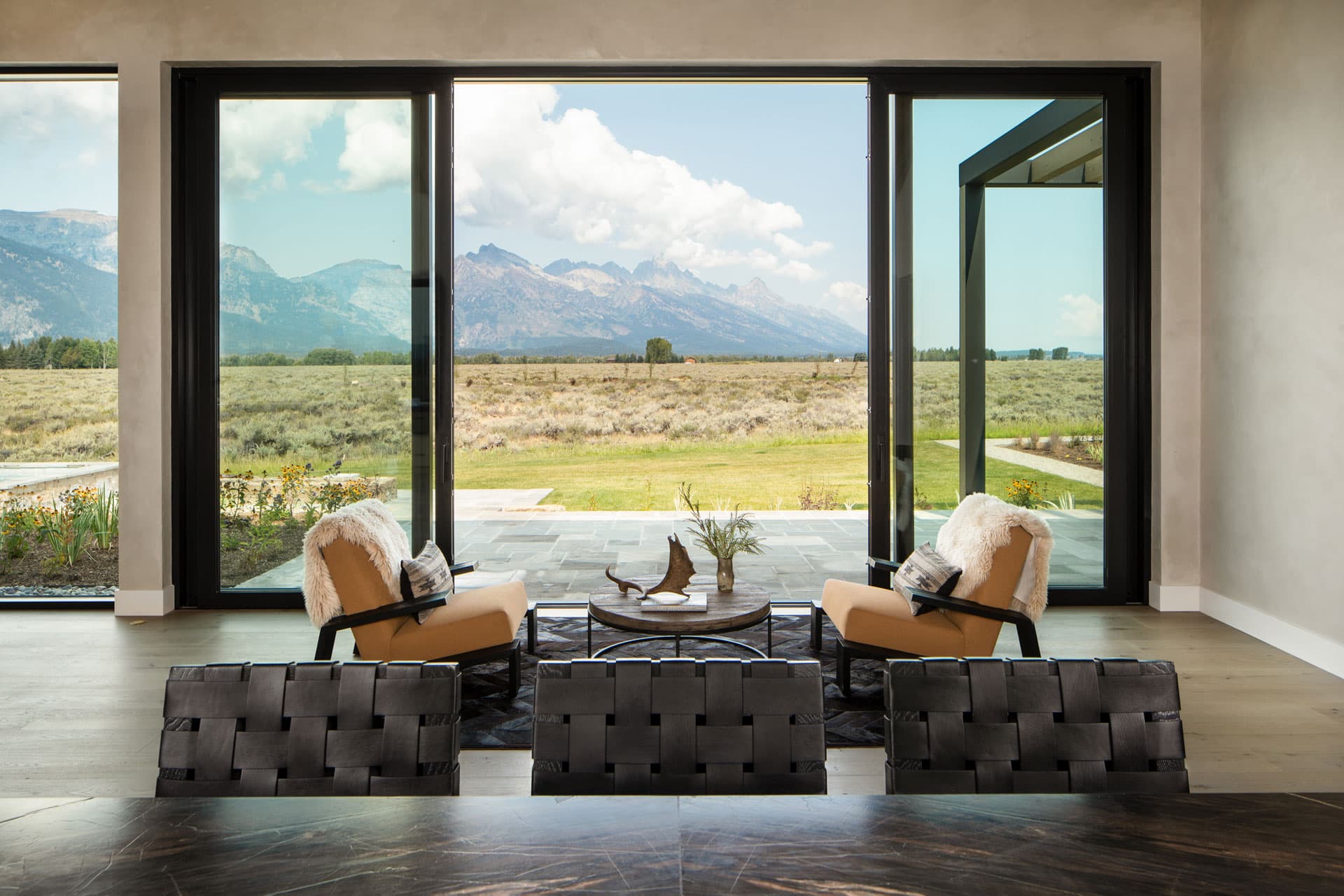 Starfall new home construction interior design project by Nida Risto Interiors in Jackson Wyoming
